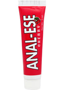 Anal-Ese Desensitizing Anal Cream Cherry 0.5 Oz tube with bright red packaging and cherry flavor.
