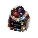 ID Condoms Assorted 144 Piece Jar featuring various flavored condom packs in a clear jar for easy access.