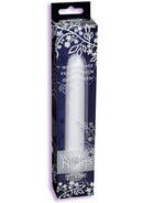 White Nights 7 Velvet Touch vibrator in elegant black and white packaging, featuring waterproof and multi-speed capabilities.