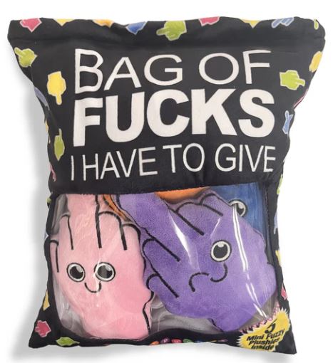 PLUSHY PILLOW BAG OF FUCKS TO GIVE-1