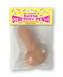 Package of Super Fun Stretchy Sand Filled Penis toy, a squishy stress reliever for fun and laughter.