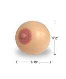 Super Fun Smooshie Boobie Squishy Mallow Boob, a soft, squishy, boob-shaped stress reliever, measuring 3.25 inches.