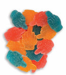 Bag of Fucks I Have To Give Sour Gummies 2.2 Oz colorful gummies in various shapes and flavors.