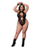 FETISH TEDDY & RESTRAINT BLACK Q/S-1