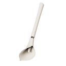 ZALO Calla Dual-Head Vibrating Wand in ivory white with a petal-like design for discreet and powerful stimulation.