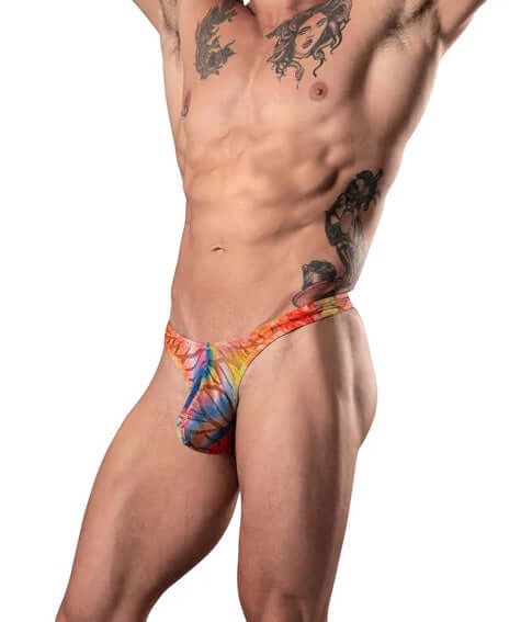 YOUR LACE OR MINE THONG MULTI COLOR L/XL-0