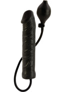 Inflatable Stud Dildo 9.5 Inch Black - Image 2