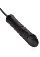 Inflatable Stud Dildo 9.5 Inch Black - Image 3
