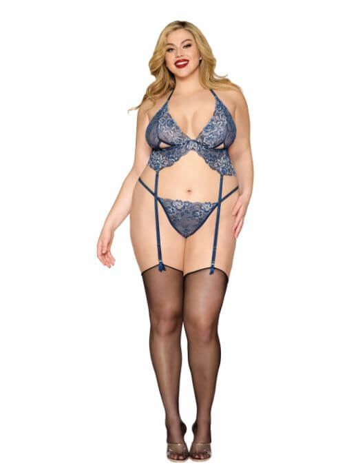 BUSTIER & GSTRING TWILIGHT Q/S-1