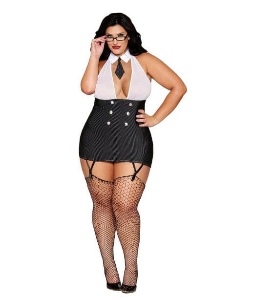 BOSS BABE BLACK/WHITE Q/S-0