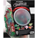 Goodhead Oral Delight Gel Pillow Packs 216 Piece Refill assorted flavored gels in a fishbowl container from Doc Johnson.