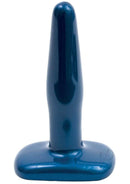 Midnight Blue Doc Johnson Pretty Ends Small Butt Plug with flared base for beginners' anal play