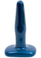 Midnight Blue Doc Johnson Pretty Ends Small Butt Plug with flared base for beginners' anal play