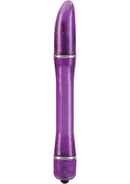 Pixies Pinpoint Vibrator Purple, a petite massager designed for precise stimulation with a contoured shape.