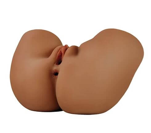 PDX Elite Shake That Ass Vibrating Mega Masturbator in Brown