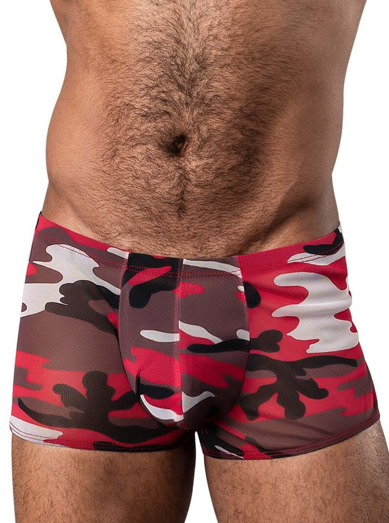 CUMOUFLAGE MINI SHORT RED MEDIUM-0