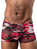CUMOUFLAGE MINI SHORT RED XL-0