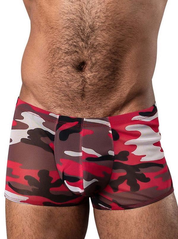 CUMOUFLAGE MINI SHORT RED LARGE-0