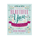 Beautiful You A Daily Guide To Radical Self-Acceptance book cover by Rosie Molinary with colorful illustrations.