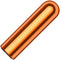 Kool Vibes Rechargeable Mini Bullet Vibrator in Tangerine color with 10 vibration modes, sleek and compact design.