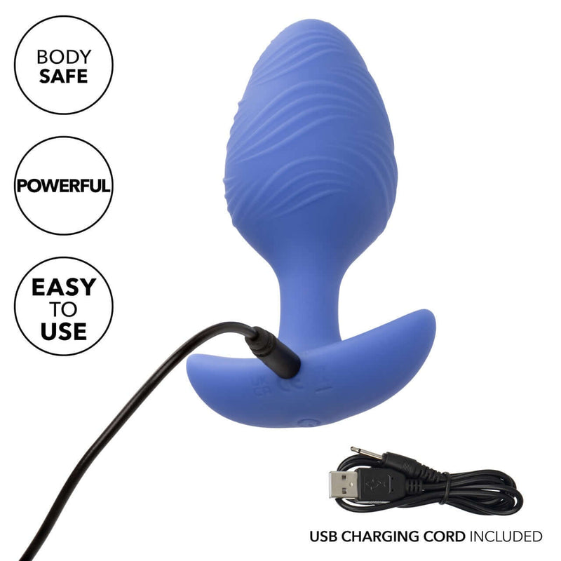 CHEEKY VIBRATING GLOW-IN-THE- DARK LARGE BUTT PLUG-4