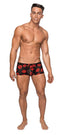 MINI SHORT SHEER LIPS BLACK LARGE-0