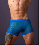 Male Power Fishnet 2.0 PCH Short Royal L displayed on a model showcasing its stylish design and fit.