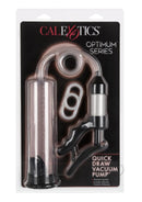 Optimum Series Quick Draw Vacuum Pump Clear with ergonomic handle and precision-marked cylinder in packaging