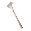 ZALO Calla Dual-Head Vibrating Wand in Blossom Pink, featuring smooth silicone and dual motors for pleasure.