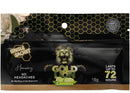 Gold Lion Honey Lemon single sachet for men's vitality support, offering a sweet citrus taste and lasting effects.