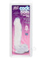 Jelly Jewels 6-inch suction cup dildo with realistic cock and balls in packaging