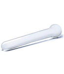 Glass Straight Dildo 7 inches Clear handcrafted glass dildo for smooth stimulation.