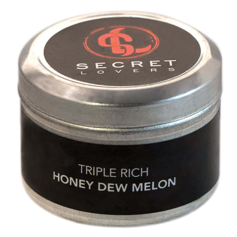 SECRET LOVERS HONEYDEW MELON MINI EDIBLE MASSAGE CANDLE 1OZ-0