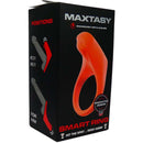 Maxtasy Smart Ring Red packaging featuring innovative design and positions for pleasure.
