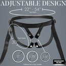 BB VELVET KISS STRAP ON HARNESS-2