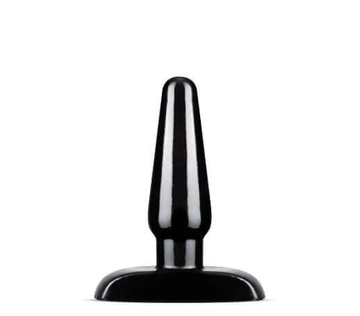 ANAL ADVENTURES BASIC ANAL PLUG - SMALL - BLACK-0