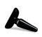 ANAL ADVENTURES BASIC ANAL PLUG - SMALL - BLACK-1