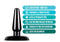 ANAL ADVENTURES BASIC ANAL PLUG - SMALL - BLACK-2