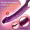 Purple realistic dildo vibrator with textured veins, highlighting precise G-spot stimulation and lifelike design for quick orgasms.