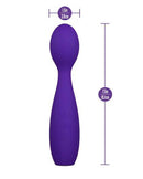 Sexy Things Velvet High Vibrating Wand Purple measuring 7.5 in length for versatile stimulation.