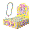 Super Fun Penis Candy Necklace Display 24 Pack with colorful candy necklaces for adult parties.