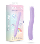 Play With Me Silicone Double Ended Vibrator Purple in packaging, featuring dual motors and soft silicone for versatile pleasure.