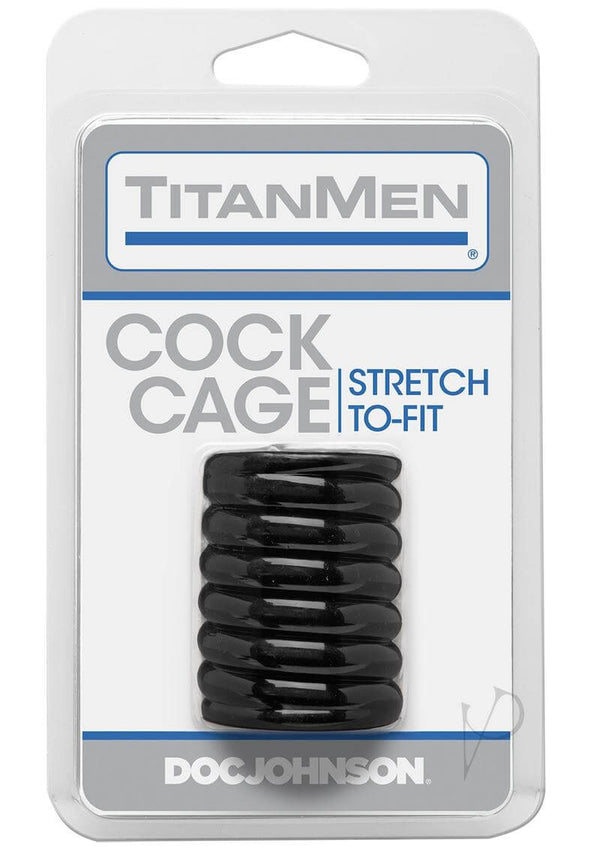 Titanmen Cock Cage Black-0