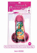 Pecker Party Candy Dish with Candy 3 Pack includes playful candy dishes and free Weenie Chew penis candy.