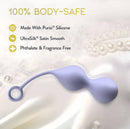 Delice Cheri Silicone Weighted Kegel Trainer Purple made with Purio Silicone, phthalate and fragrance free.