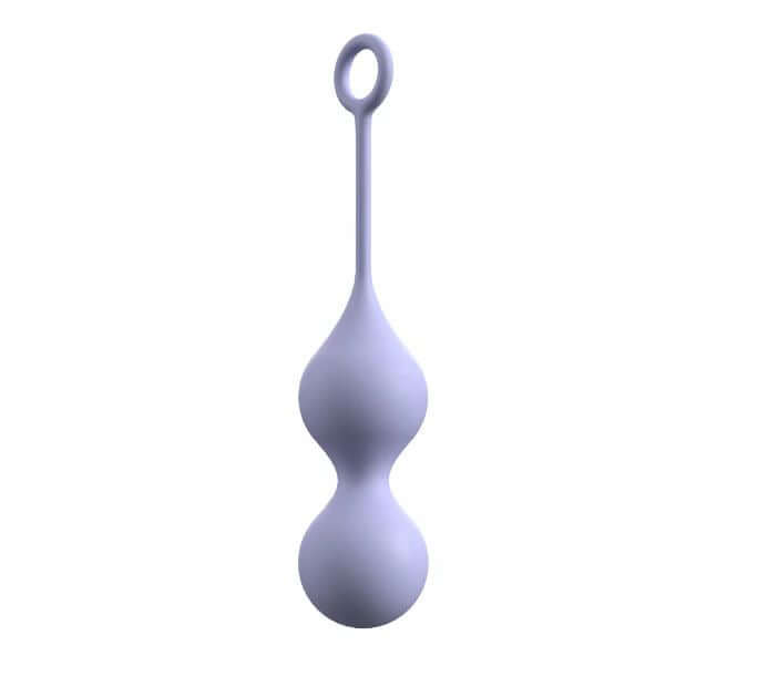 Delice Cheri Silicone Weighted Kegel Trainer Purple for pelvic floor strengthening and sensual wellness.