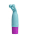 MACI Magnetic Mini Vibe in blue and purple, featuring a unique dual-ended design, waterproof and USB rechargeable for versatile use.