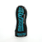 Masturmate Realistic Feel Male Stroker in sleek black container for lifelike pleasure and customizable experience.