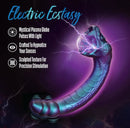 Temptasia Rattle Snake Dual Ended Vibrator Purple with electric ecstasy features including mystical plasma globe and sculpted texture.