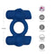 Maia Ronan Power Liquid Silicone C Ring Blue features 10 functions, rechargeable, submersible, made of liquid silicone, 4 inches long.